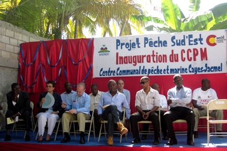 Inauguran el centro comunal de pesca de Jacmel